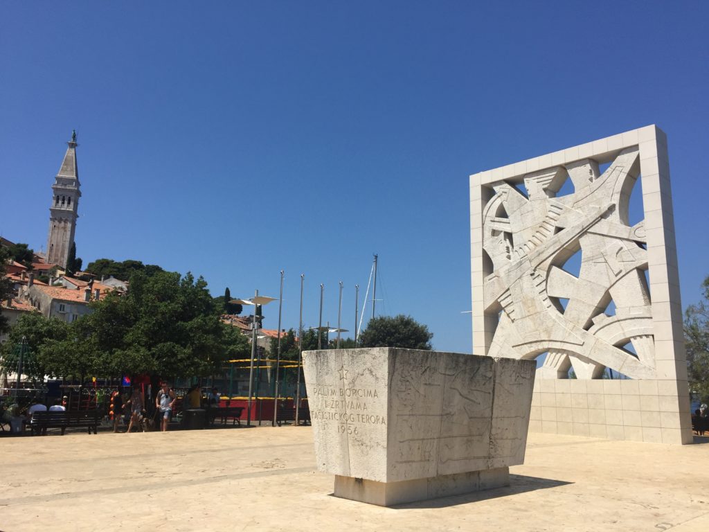 monument rovigno croatia