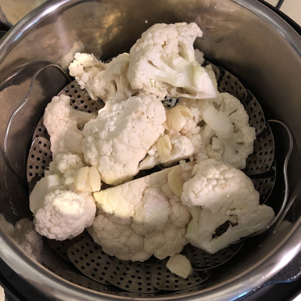 Instant Pot Parmesan Cauliflower Mash Pots + Planes