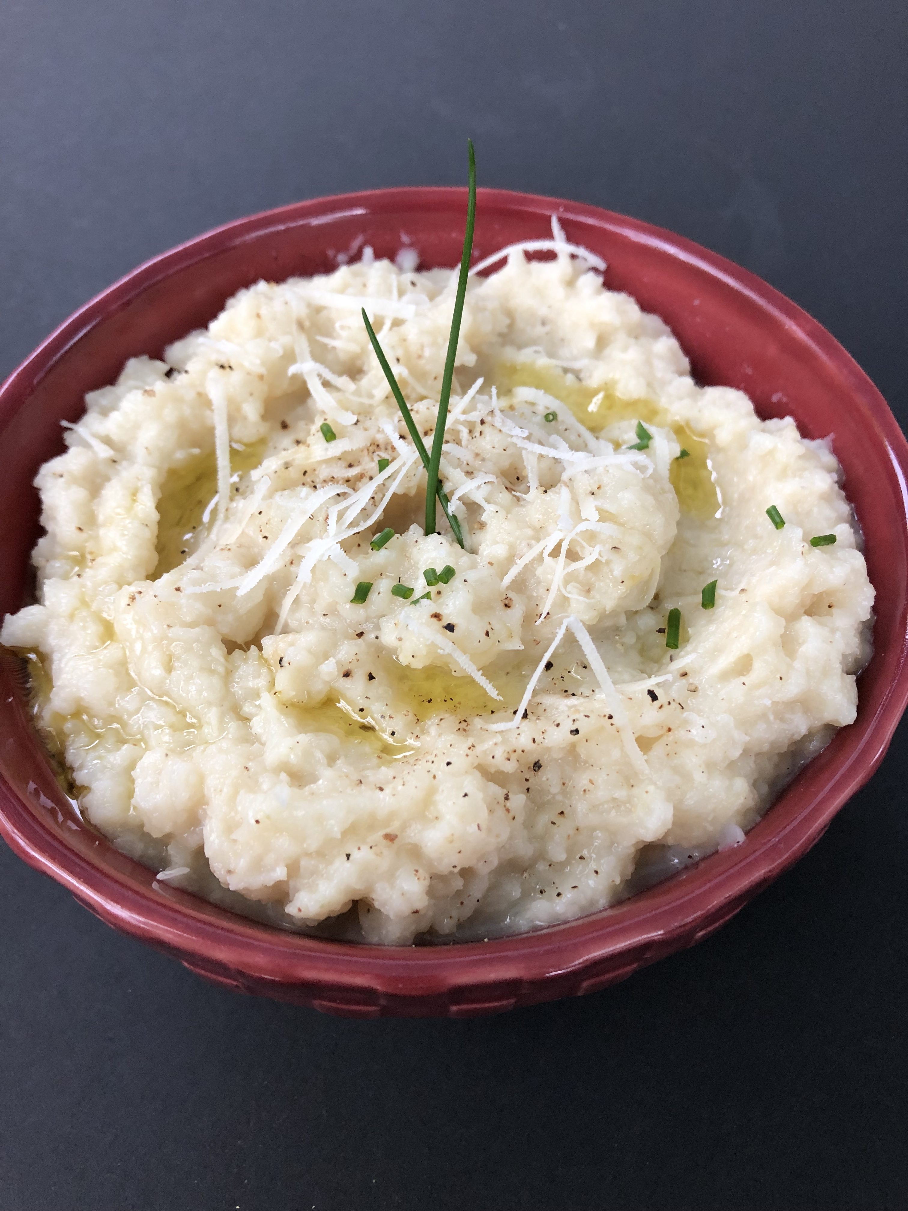 Instant Pot Parmesan Cauliflower Mash Pots + Planes
