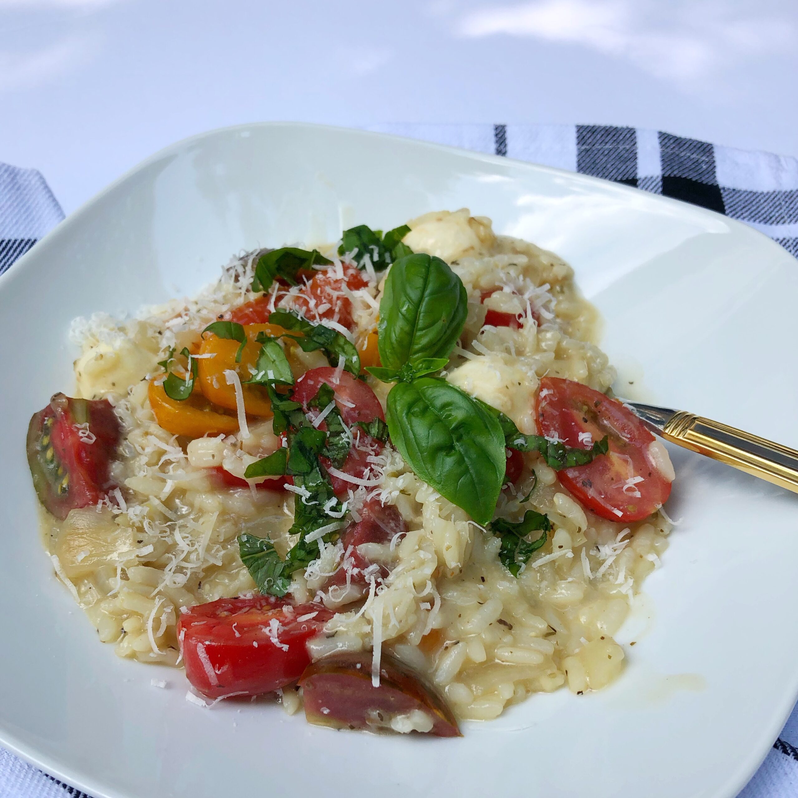 Tomato basil risotto instant pot sale