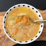 Instant Pot Cheesy Potato + Cabbage Stew potsandplanes.com