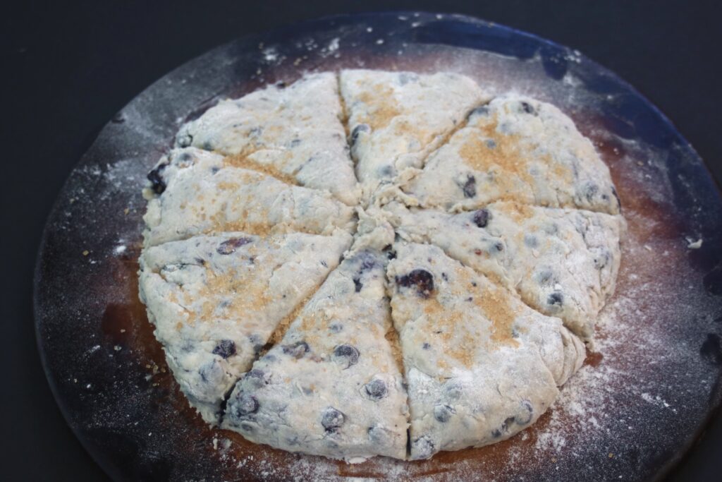 Wild Blueberries + Lemon Scones potsandplanes.com