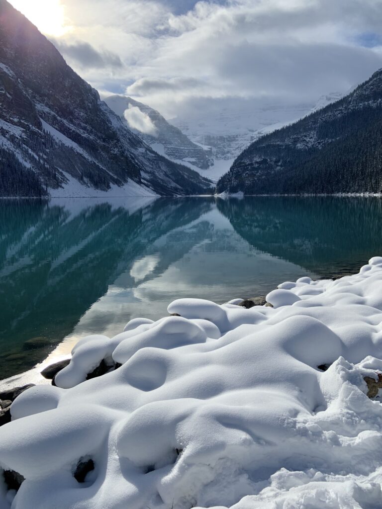 Visiting Lake Louise in the Fall - Pots + Planes