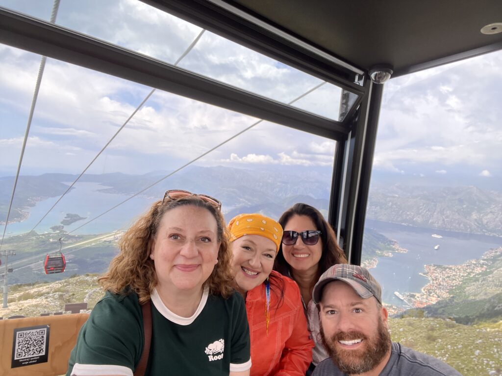 Inside the kotor cable car Potsandplanes.com