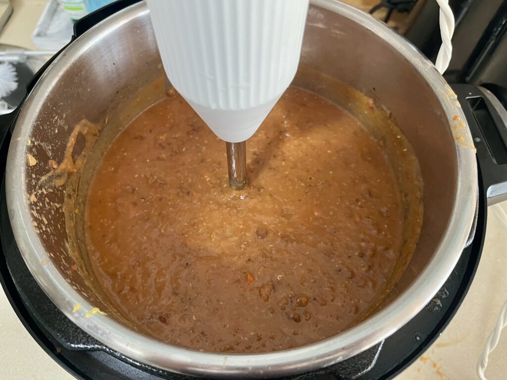 Instant Pot Lemon Spiced Lentil Soup www.Potsandplanes.com
